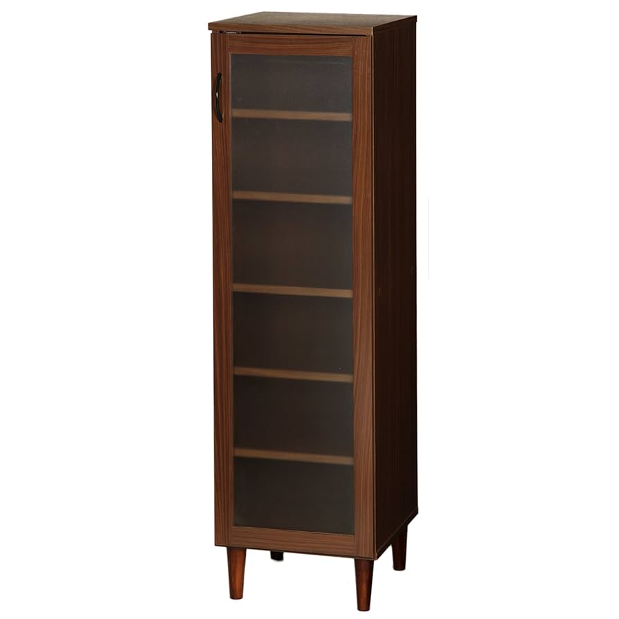 Amazon｜不二貿易 食器棚 高さ136.5cm ダークブラウン アルト